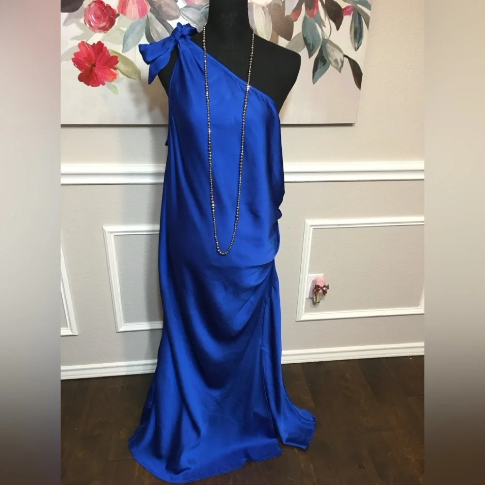 One Shoulder Ruched Dress - Picture 4 of 14